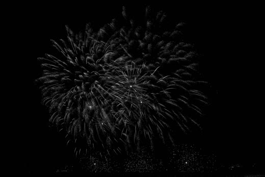 Fireworks at night