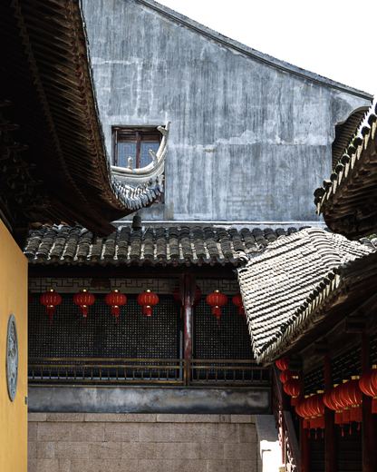 Temple architecture detail